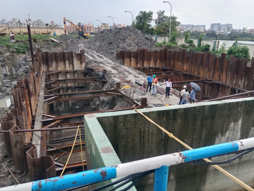 Civil Work of Intake & Pump House at WTP, Rajarhat for PHED (WTP Project)